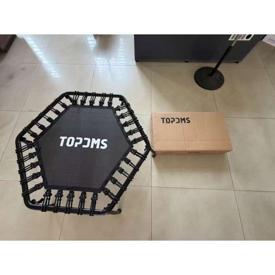 TOPDMS Outdoor Trampoline for Kids & Family – Backyard Round Trampoline with Safety Enclosure, Durable Jumping Mat and Protective Frame for Active Outdoor Play
